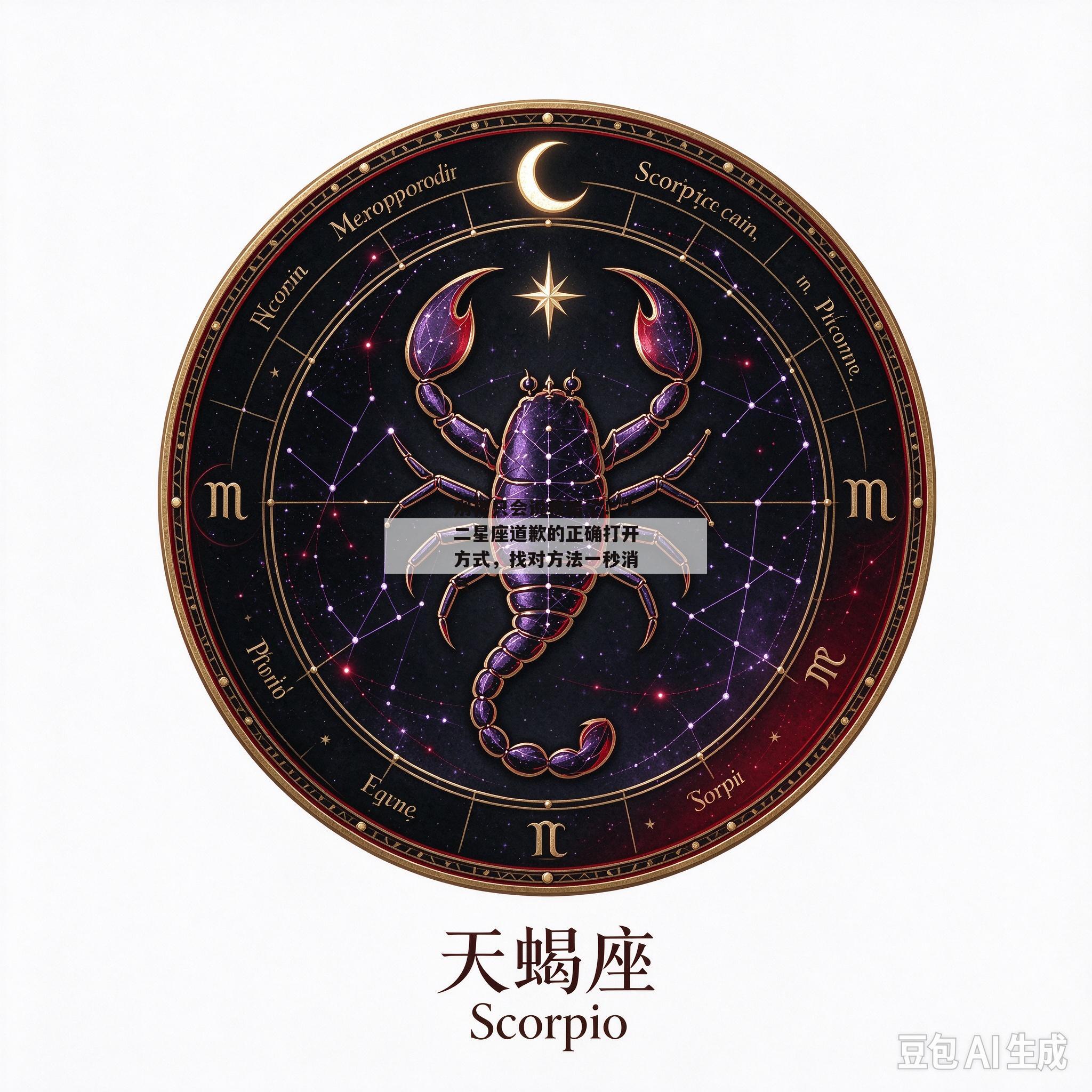 别再只会说我错了！十二星座道歉的正确打开方式，找对方法一秒消气
