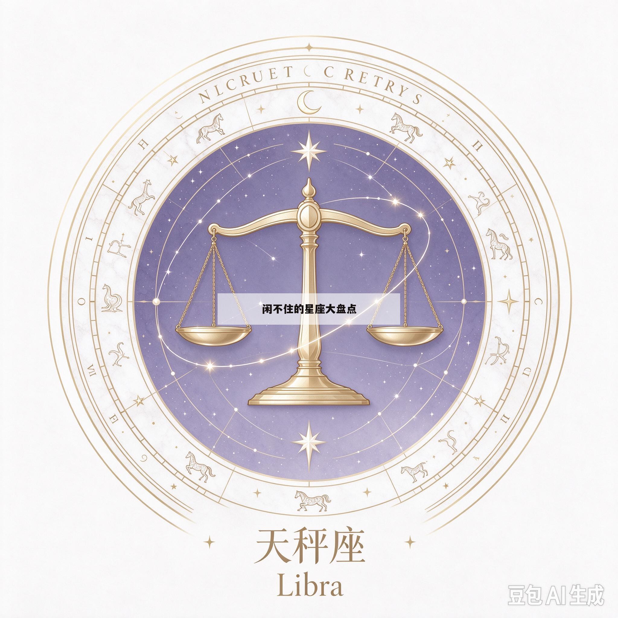 闲不住的星座大盘点