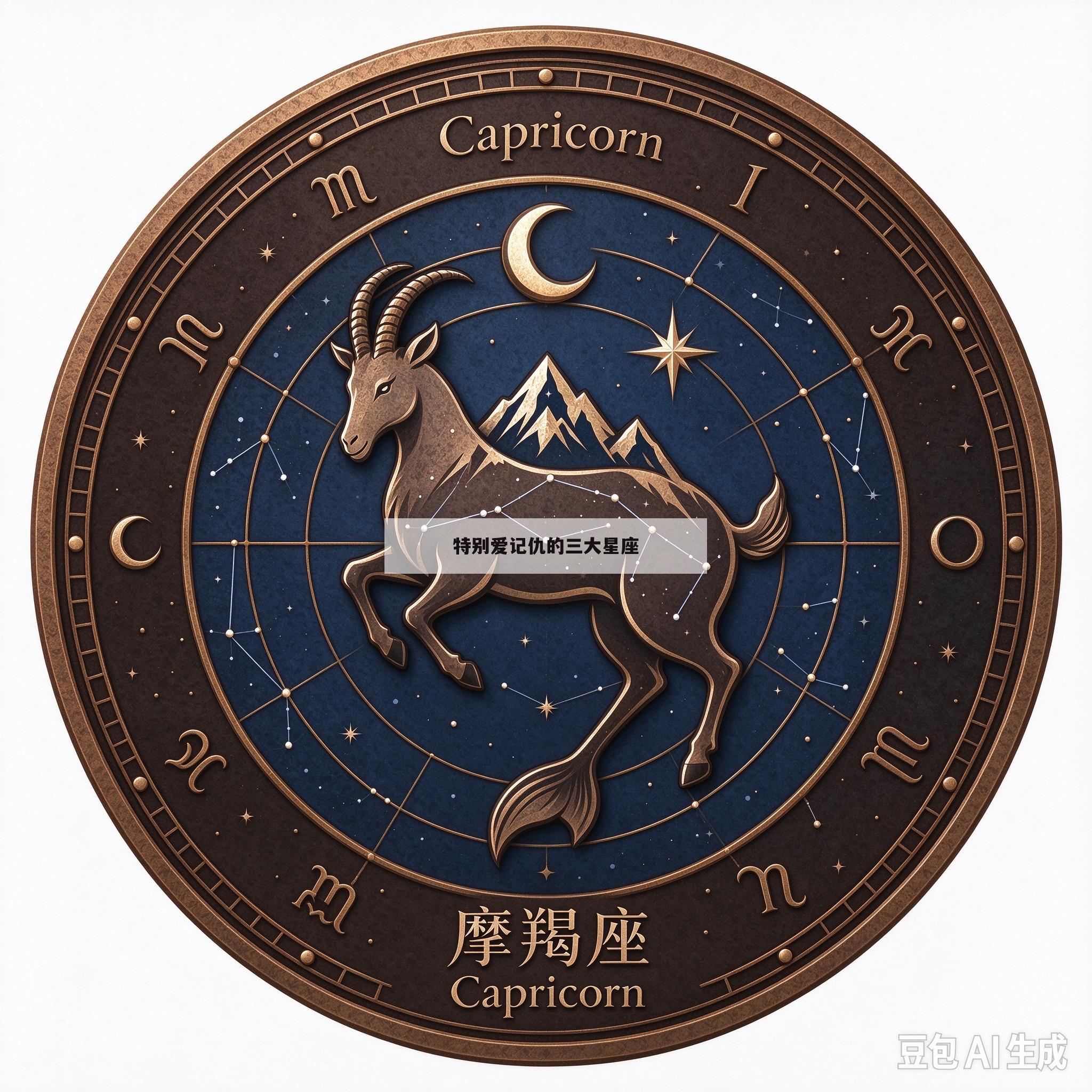 特别爱记仇的三大星座