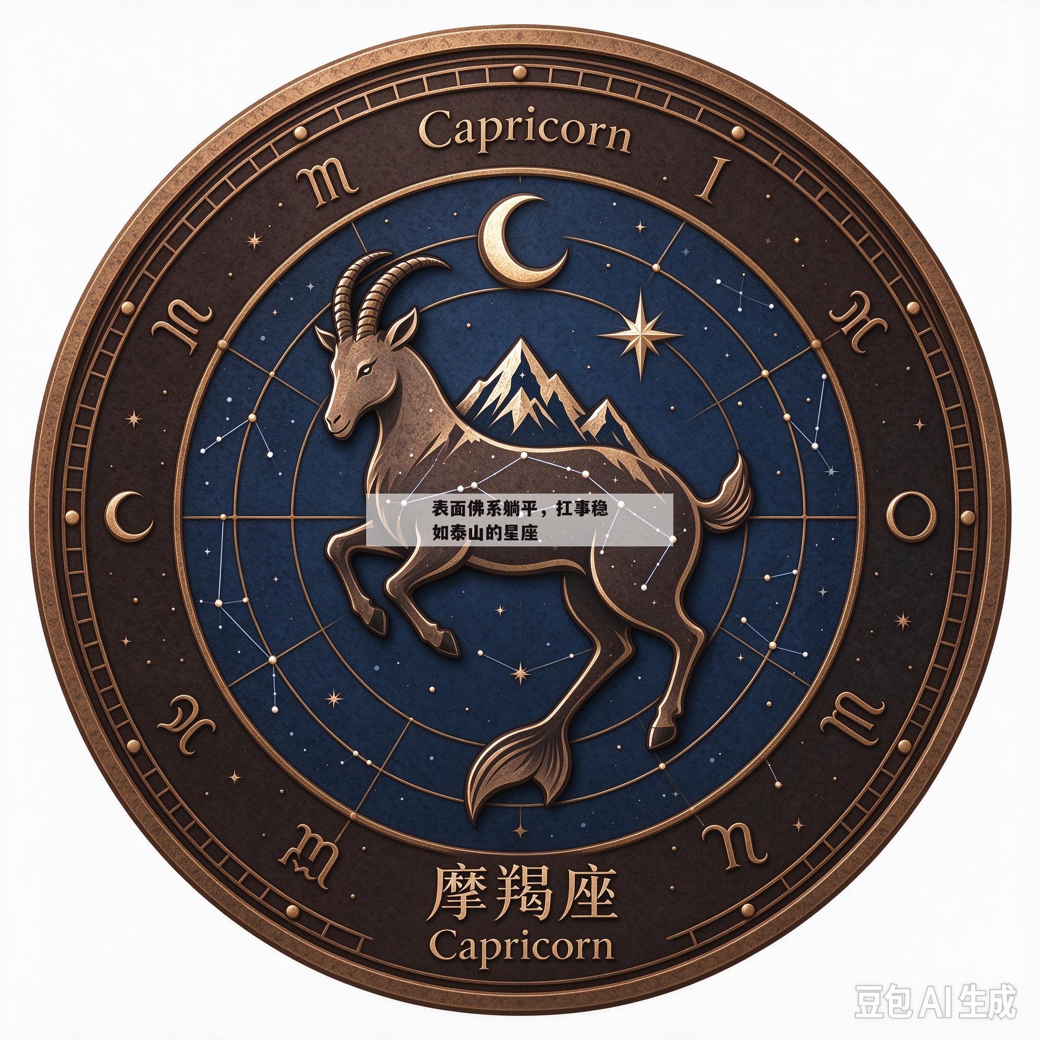 表面佛系躺平，扛事稳如泰山的星座