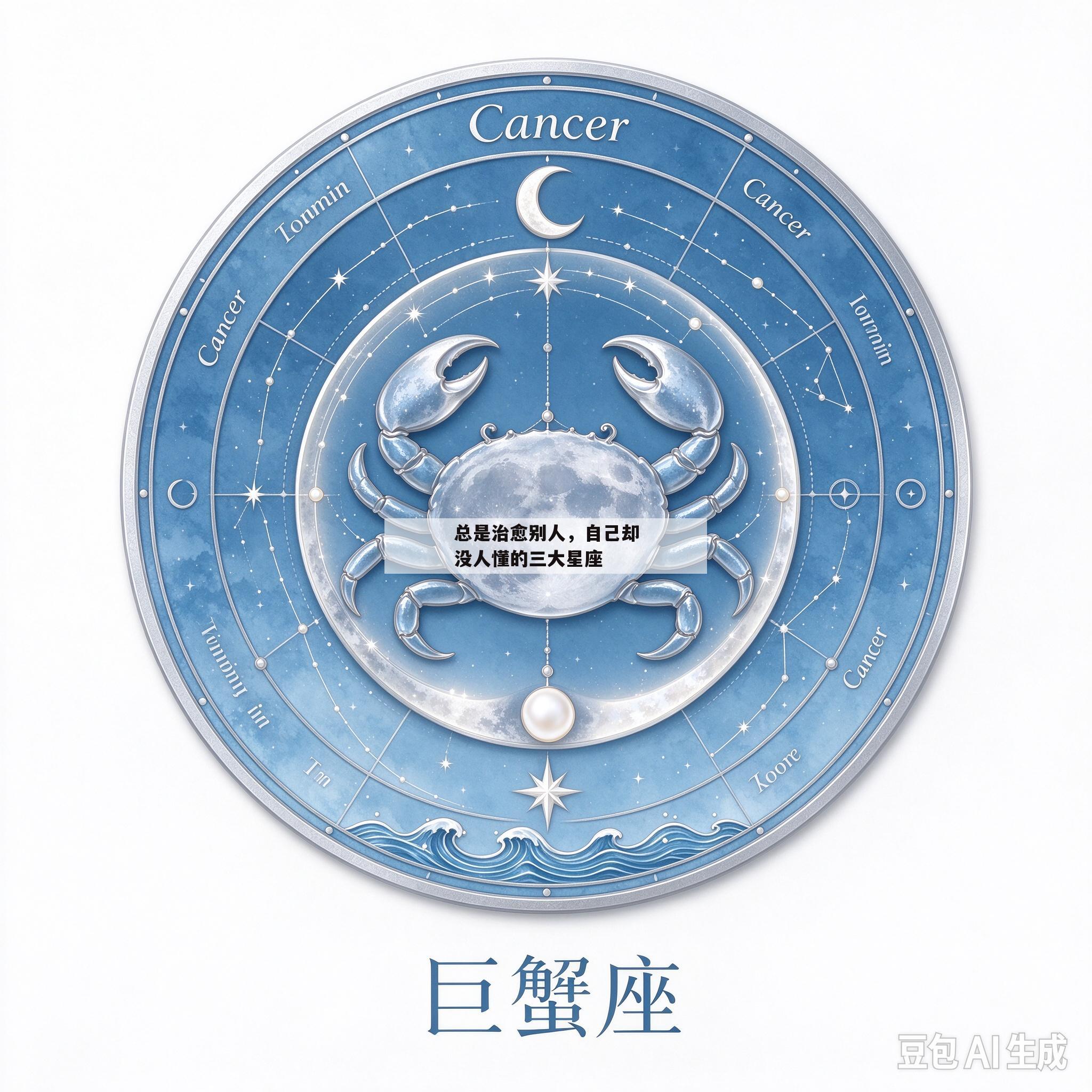 总是治愈别人,自己却没人懂的三大星座 总是治愈别人,自己却没人懂的三大星座