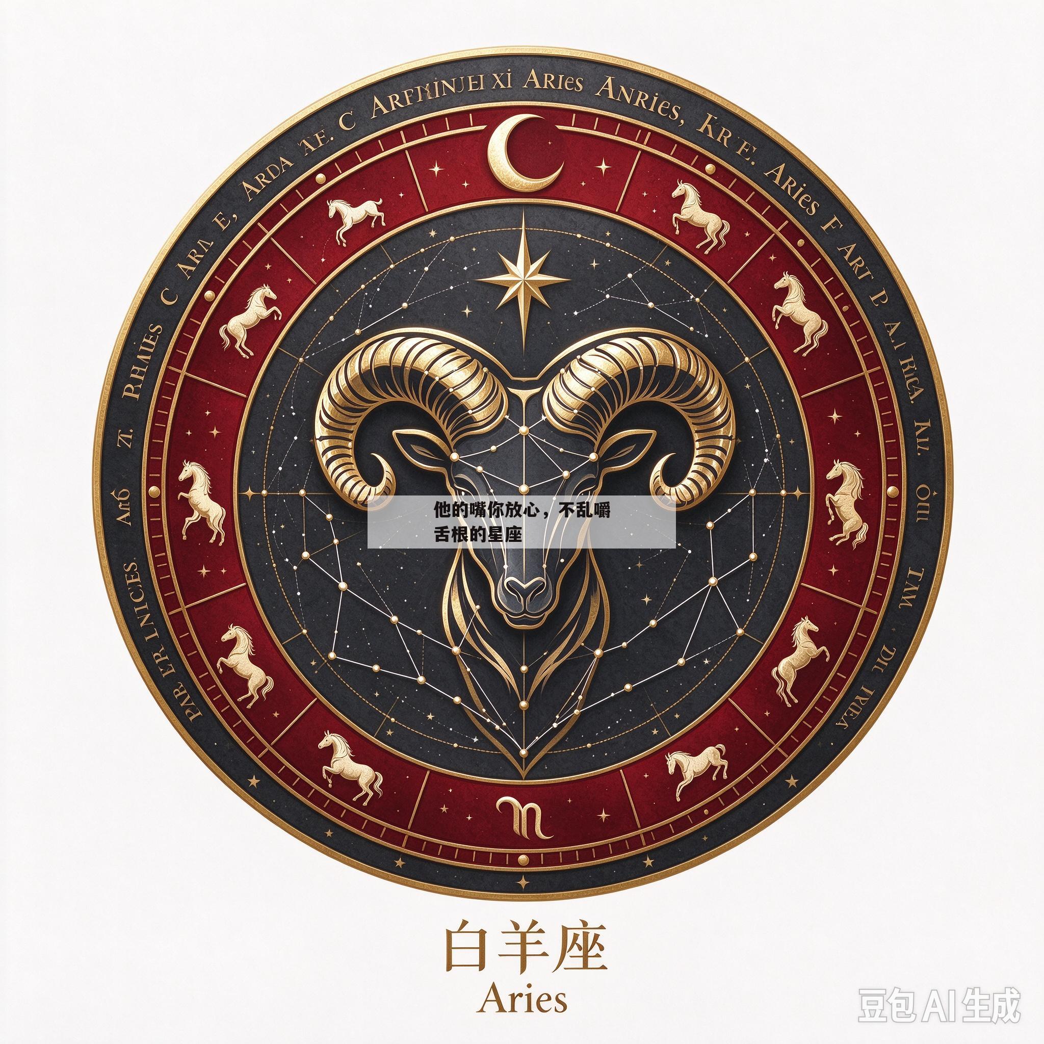 他的嘴你放心，不乱嚼舌根的星座