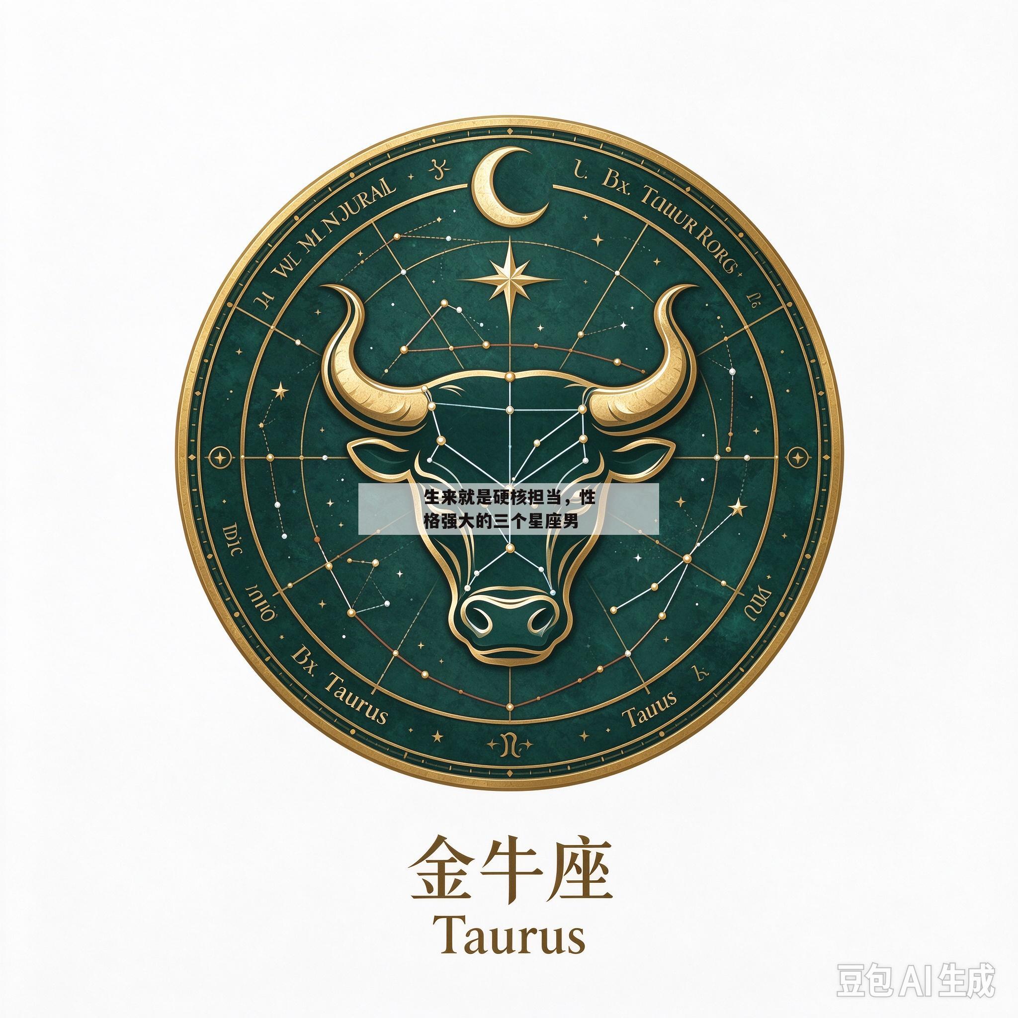 生来就是硬核担当，性格强大的三个星座男